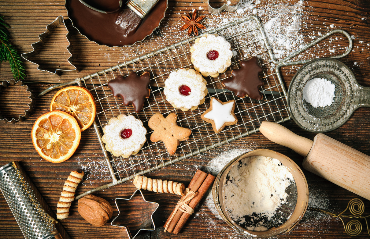 Christmas baking