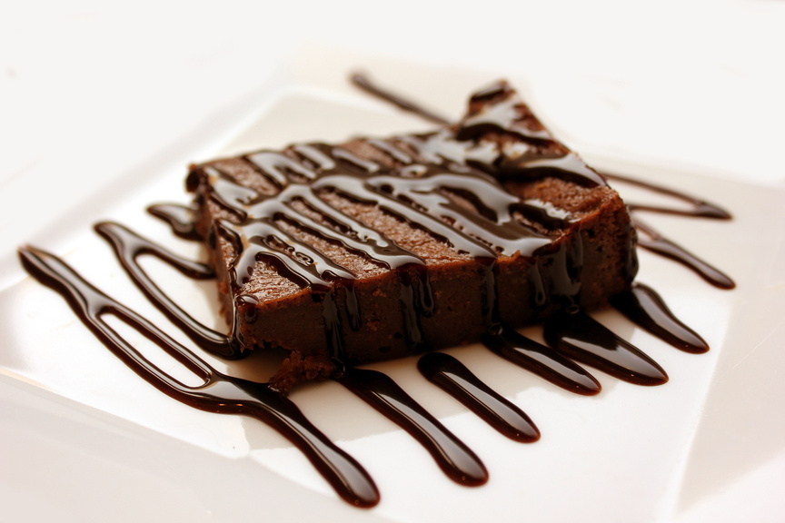 Brownie on a Plate